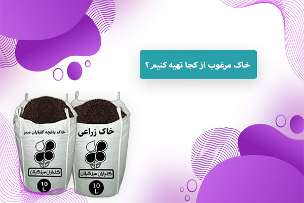 خاک مرغوب از کجا تهیه کنیم؟