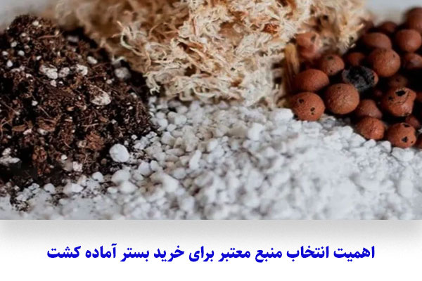 اهمیت انتخاب منبع معتبر برای خرید بستر آماده کشت